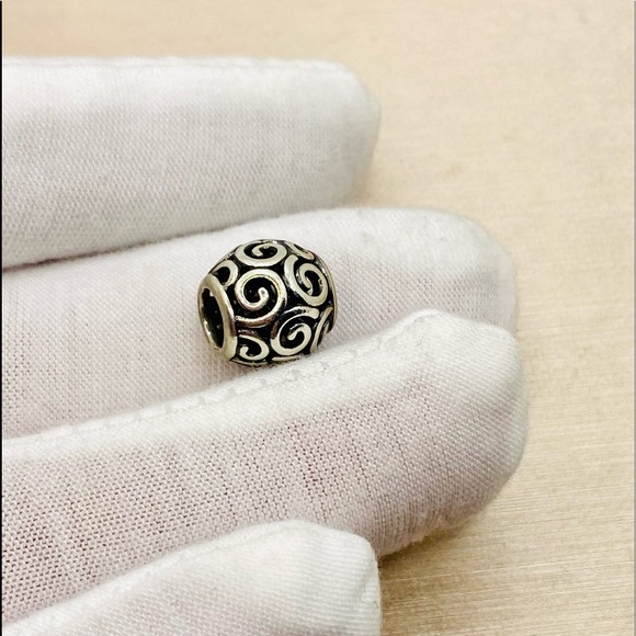 EUC Pandora 790896 Sterling Silver Ocean Breeze Openworks Bead - RETIRED - Picture 4 of 8